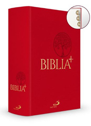Biblia Plus - płótno czerwona z paginacją