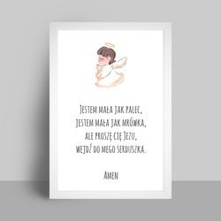 Obraz dla dzieci z modlitwą