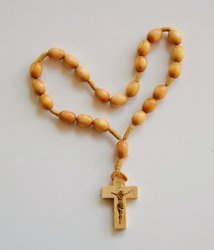 Koronka Pokoju - drewniana - jasny brąz