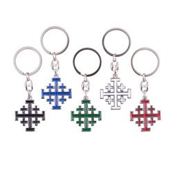 Brelok - krzyż jerozolimski