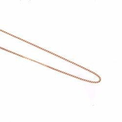 Srebrny łańcuszek - pancerka (1 mm) - pozłacany