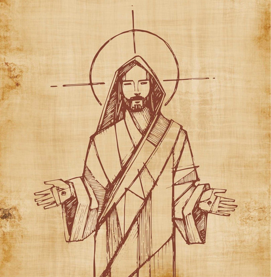 Kartka Braterska - Jezus Zmartwychwstały 