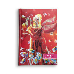 Terminarz B6 KOLOROWY 2024 - anioł