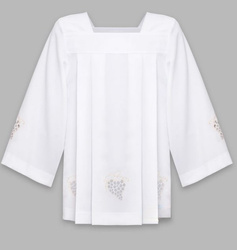 Komża haftowana kapłańska winogrono