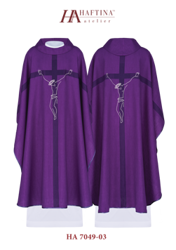 Ornat liturgiczny z symboliką Jezusa na krzyżu HA7049-03