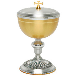 Puszka na komunikanty dwukolorowa - 20,5 cm