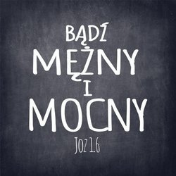 Podstawka korkowa - Bądź mężny i mocny