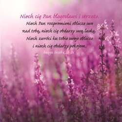 Podstawka korkowa - Niech Cię Pan Błogosławi ŁĄKA