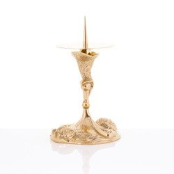 Lichtarz - mosiądz - 14 cm