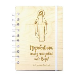 Notes A6 - Niepokalana, naucz mnie pełnić wolę Bożą!