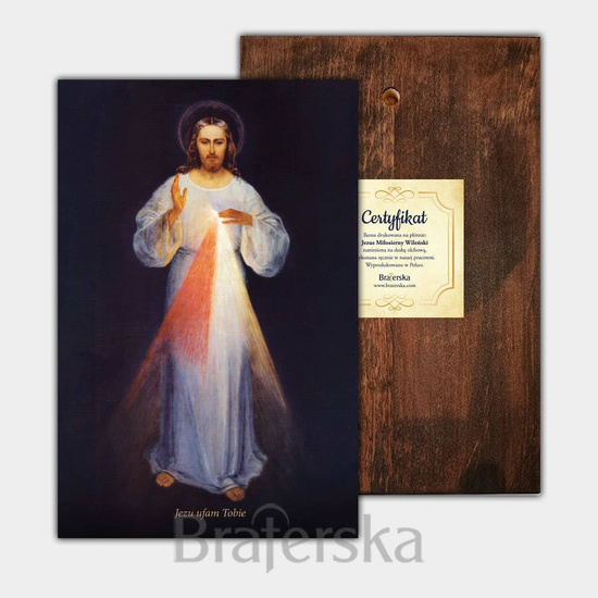 Ikona drukowana - Jezus Miłosierny Obraz Wileński