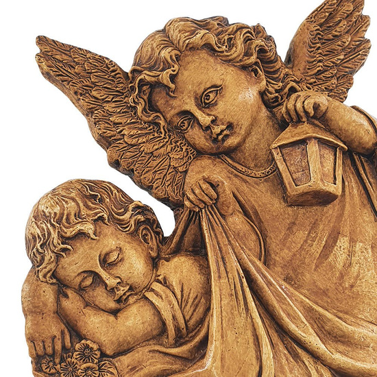 Płaskorzeźba - Anioł stróż - 21 cm