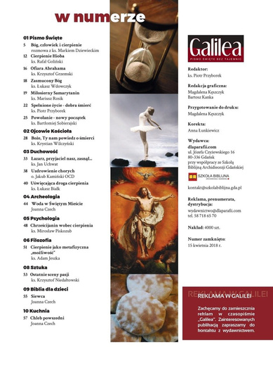 Galilea - nr 4/2018 PDF
