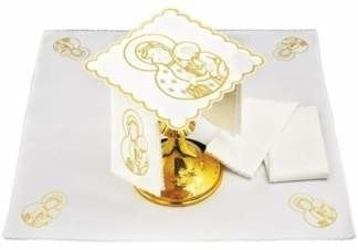 Bielizna kielichowa haftowana Matka Boska Częstochowska