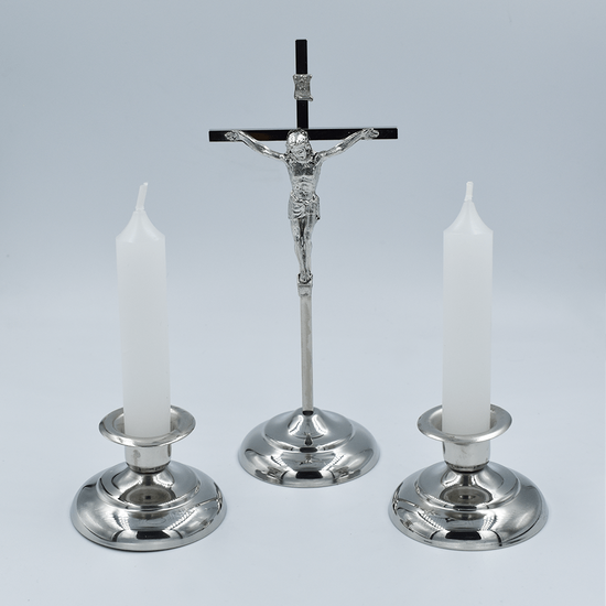 Zestaw Kolędowy metalowy krzyż prosty