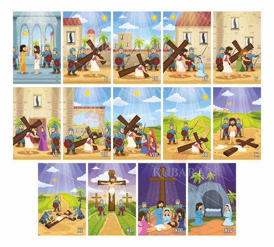 Puzzle religijne - Droga Krzyżowa