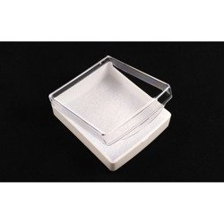 Pudełko plastikowe na różaniec prostokąt