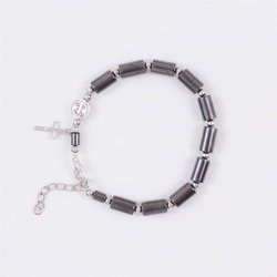 Bransoletka dziesiątka różańca - Św. Benedykt