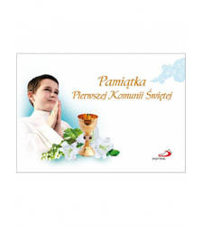 Pamiątka Pierwszej Komunii Świętej (w. chłopiec)
