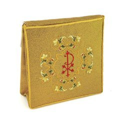 Bursa haftowana złota z ozdobnym XP