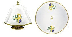 Welon na puszkę haftowany okrągły PAX