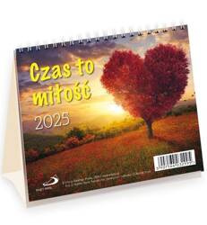 Kalendarz 2025 na biurko - Czas to miłość