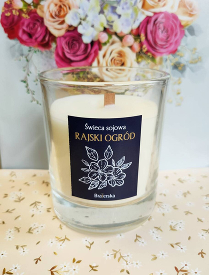 Świeca sojowa Braterska Rajski Ogród