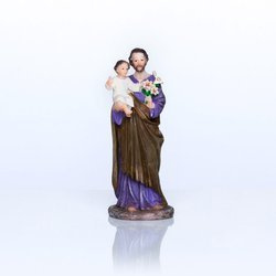 Figurka - św. Józef z Dzieciątkiem - 14,5 cm