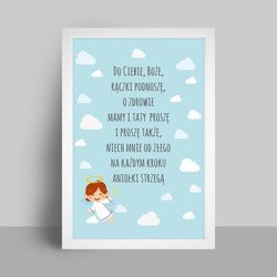 Obraz dla dzieci z modlitwą