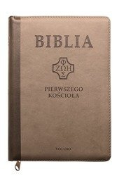 Biblia pierwszego Kościoła z paginatorami i suwakiem - brązowa
