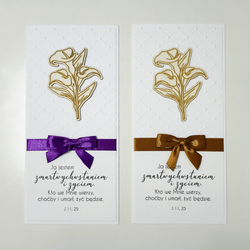 Kartka Kondolencje z cytatem