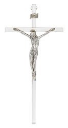 Krzyż wiszący niklowany