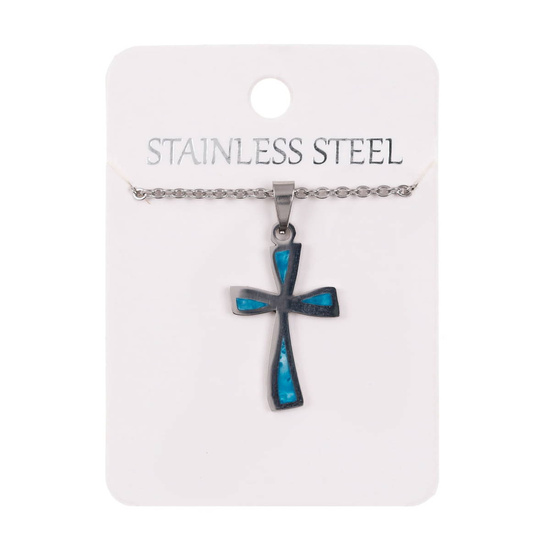 Naszyjnik - krzyżyk - Stainless Steel