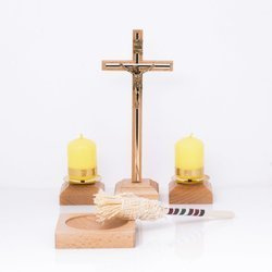 Komplet kolędowy, drewniany