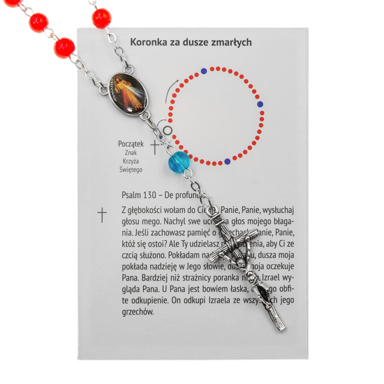 Koronka za dusze zmarłych - instrukcja modlitwy