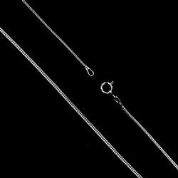 Srebrny łańcuszek - lisi ogon (2)