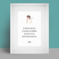 Obraz dla dzieci z modlitwą