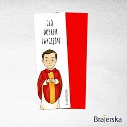 Zakładki dla dzieci - bł. Jerzy Popiełuszko (100 szt.)