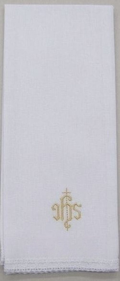 Puryfikaterz z koronką IHS krzyż złoty