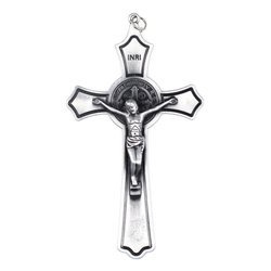 Krzyż - św. Benedykt - matowy