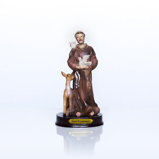 Figurka - św. Franciszek z Asyżu - 15 cm