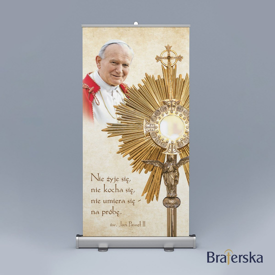 Baner Boże Ciało z Janem Pawłem II