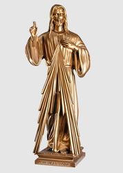 Figura - Jezus Miłosierny (Jezu Ufam Tobie) - 60 cm