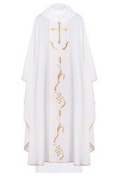 Ornat haftowany Krzyż i kłosy