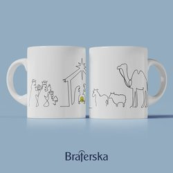 Kubek ceramiczny - Szopka Bożonarodzeniowa