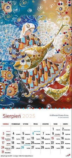 Kalendarz 2025 - Anioły