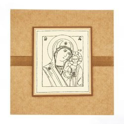 Kartka Ikona Matka Boża Kazańska - craft