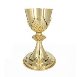 Kielich mszalny pozłacany