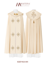 Kapa eucharystyczna monogram "IHS"