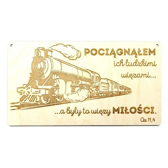 Zawieszka „Pociągnąłem ich więzami miłości”